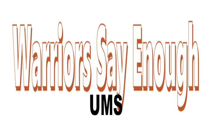 Warriors Say Enough Slogan Warriors Say Enough Slogan
